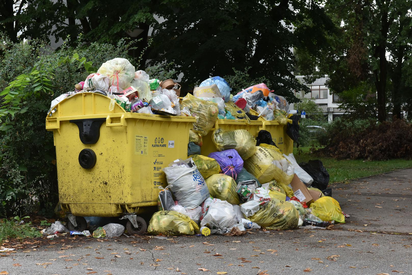 30.8.2023., Zagreb - Reportaza iz Novog Zagreba cije su javne povrsine zapustene. Photo: Davorin Visnjic/PIXSELL