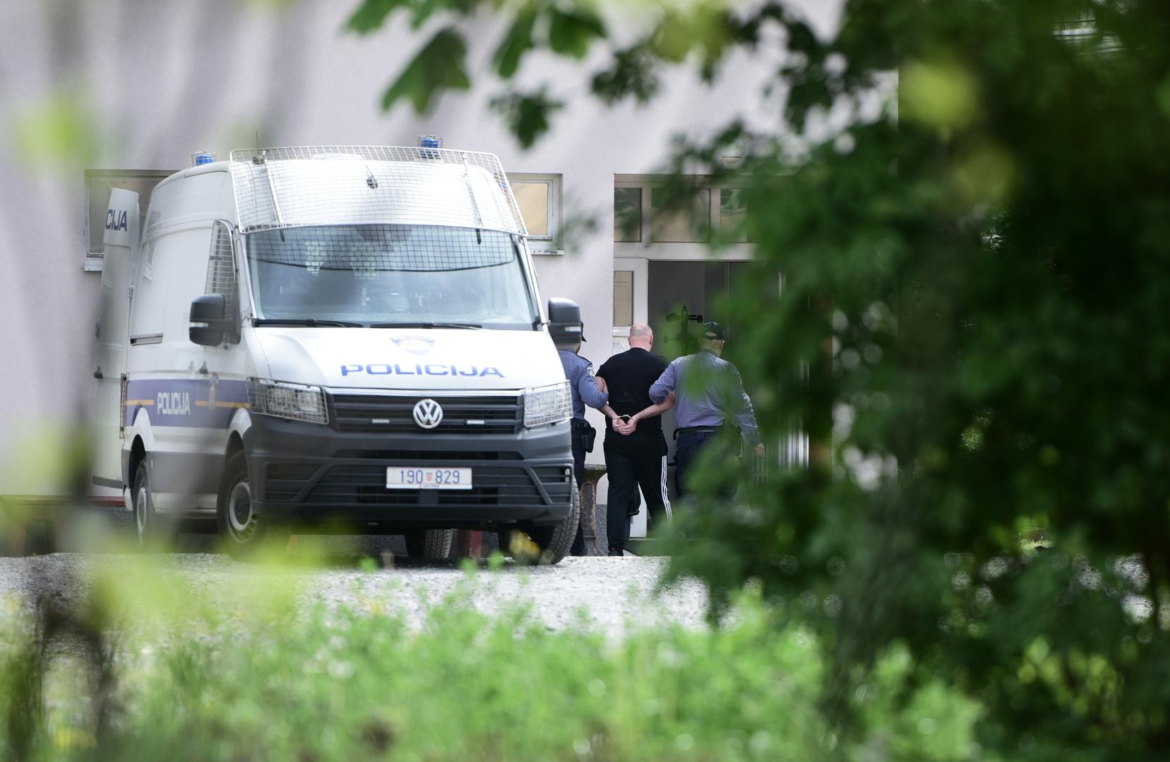 23.04.2023., Zagreb - Privodjenje Kristijana Knege, zastitara kojeg se sumnjici za ubojstvo Tomislava Sablje u klubu Ritz na Zupanijsko drzavno odvjetnistvo u Ilici. Photo: Neva Zganec/PIXSELL