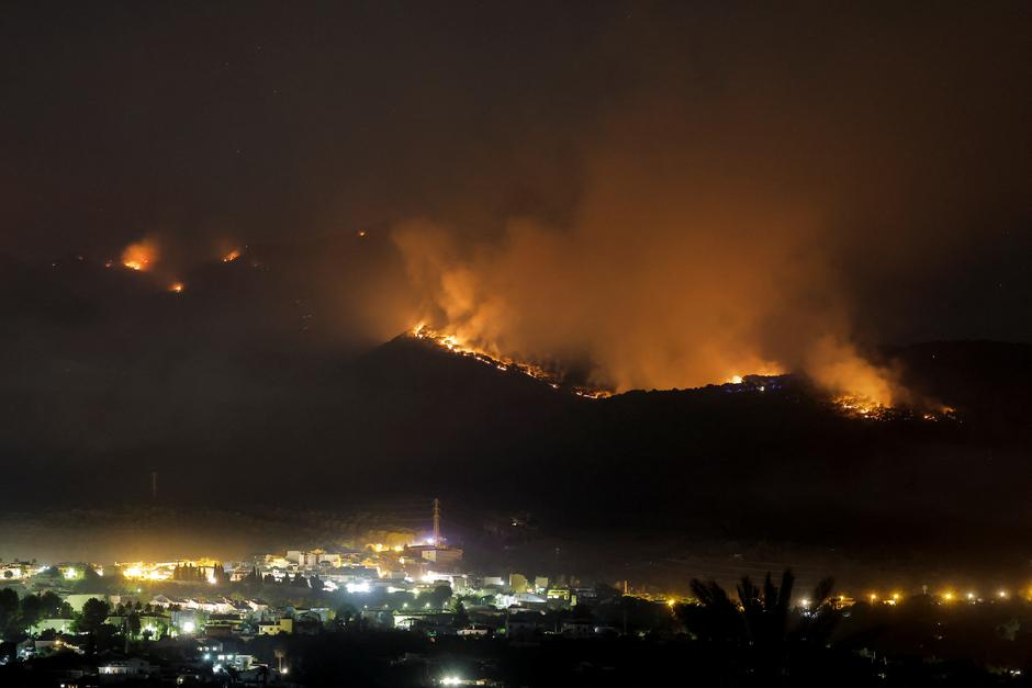 Wildfires continue in Alhaurin el Grande