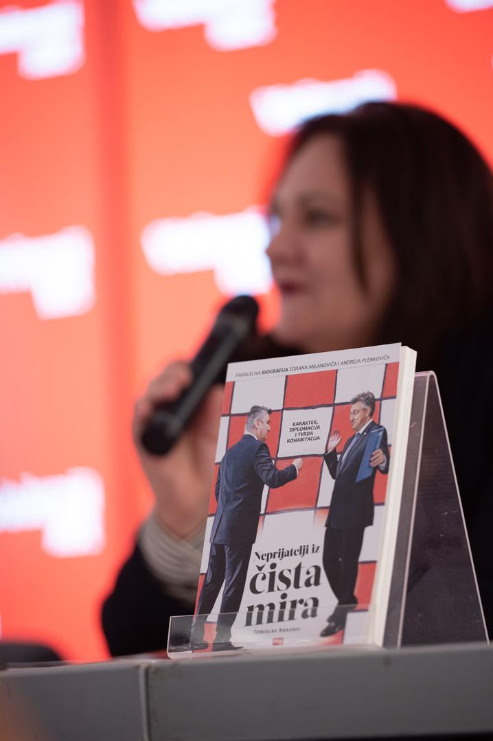 19.04.2024., Zagreb - Promocija knjige "Neprijatelji iz cista mira" u knjiznici Bogdana Ogrizovica. Photo: Marko Juric/PIXSELL