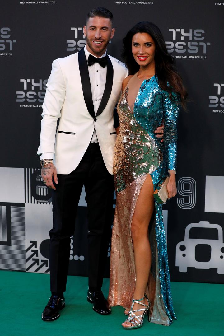 Sergio Ramos došao je u pratnji prelijepe zaručnice Pilar Rubio s kojom je zajedno šest godina, a imaju tri sina – Sergia, Marca i Alejandra.  