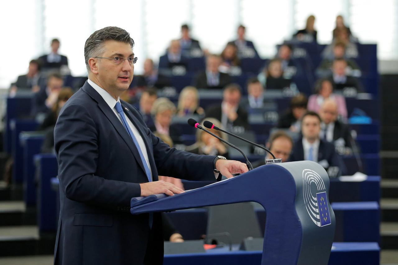 Andrej Plenković u Europskom parlamentu