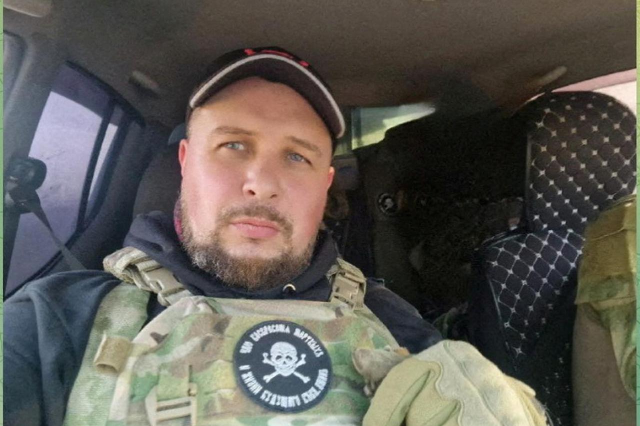 An undated social media picture shows Russian military blogger, Vladlen Tatarsky