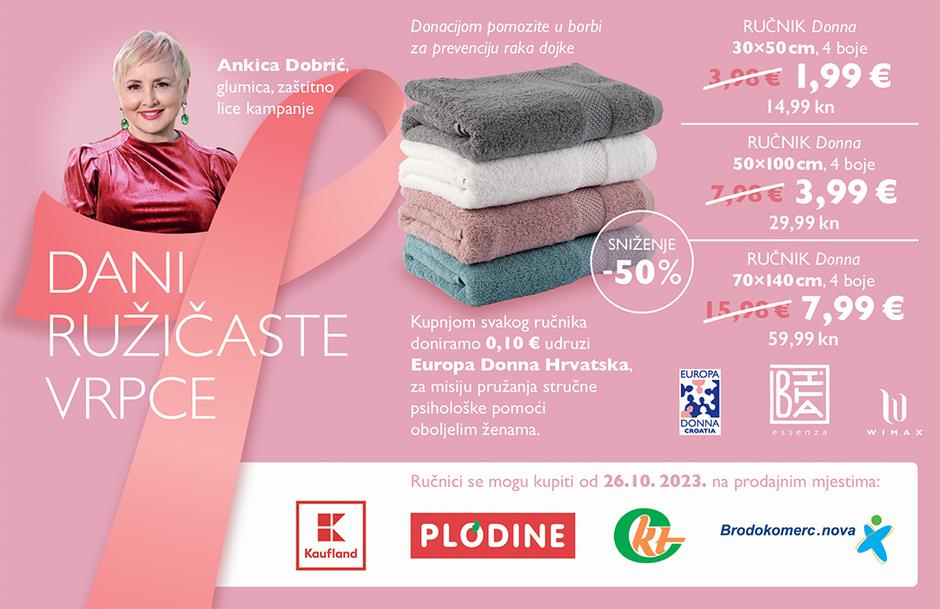 Ankica Dobrić zaštitno je lice kampanje 'Dani ružičaste vrpce'