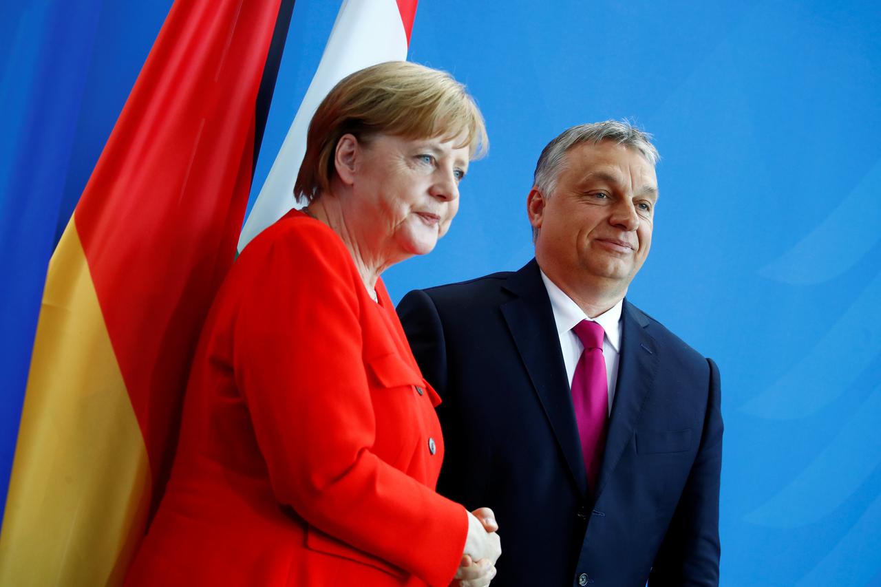 Angela Merkel i Viktor Orban