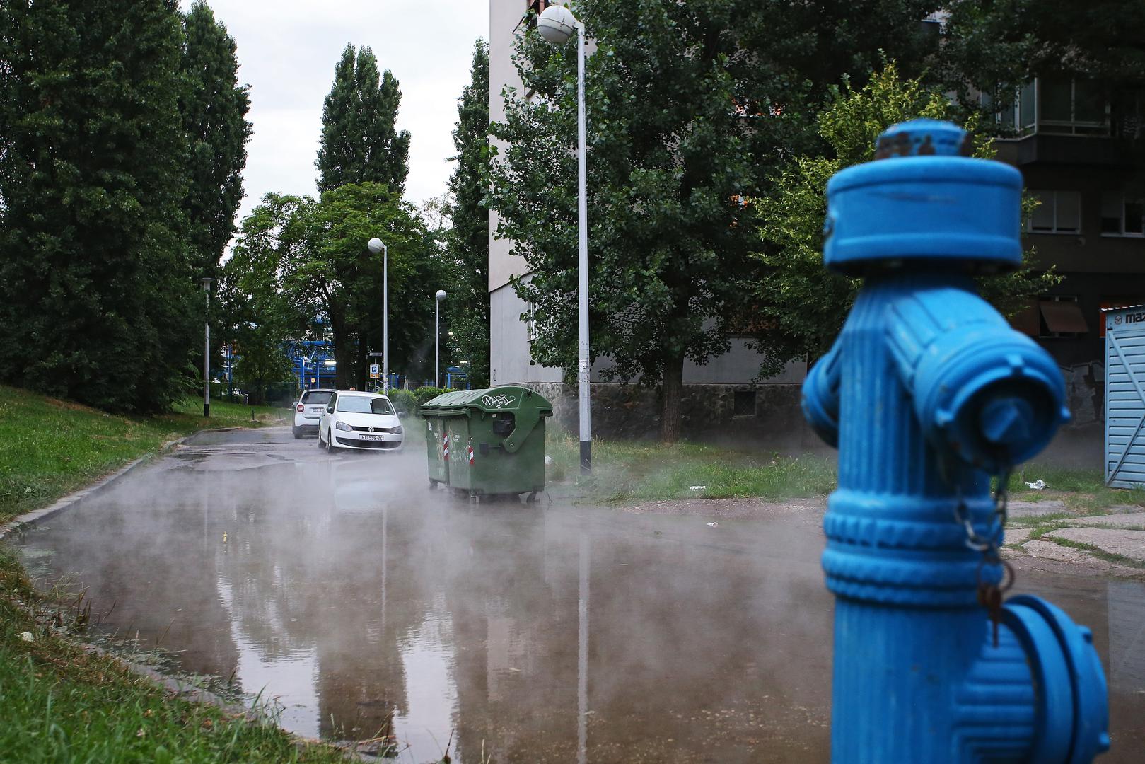 Puknuće se dogodilo u Držićevoj.