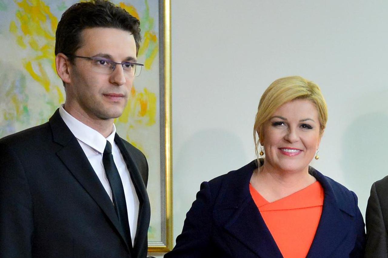 Božo Petrov i Kolinda Grabar-Kitarović