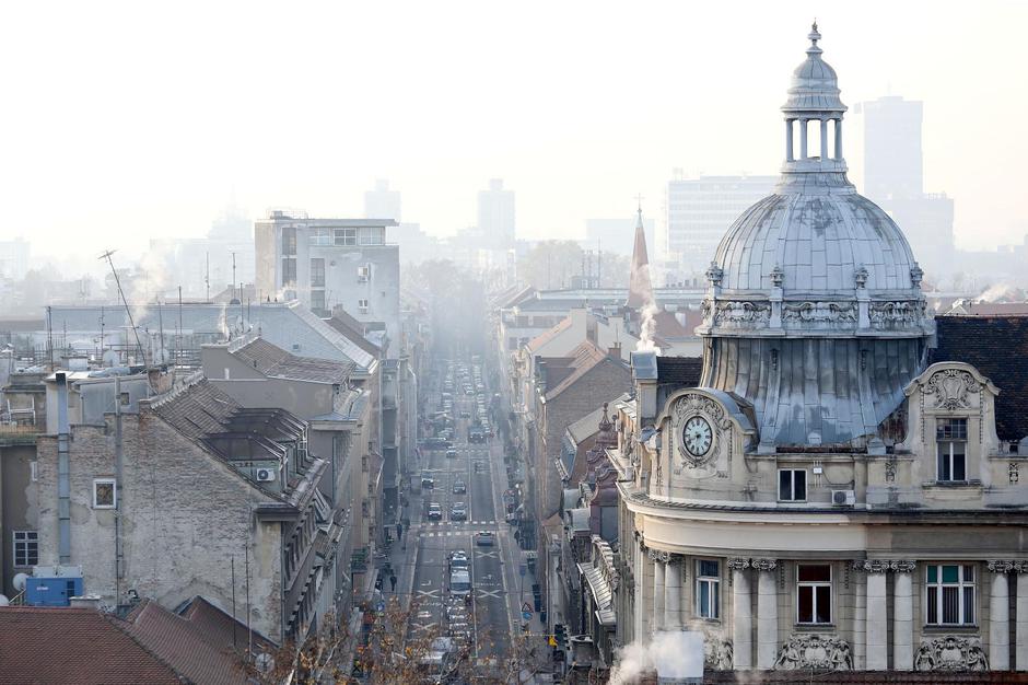 Vedro, ali i vrlo hladno jutro u centru Zagreba