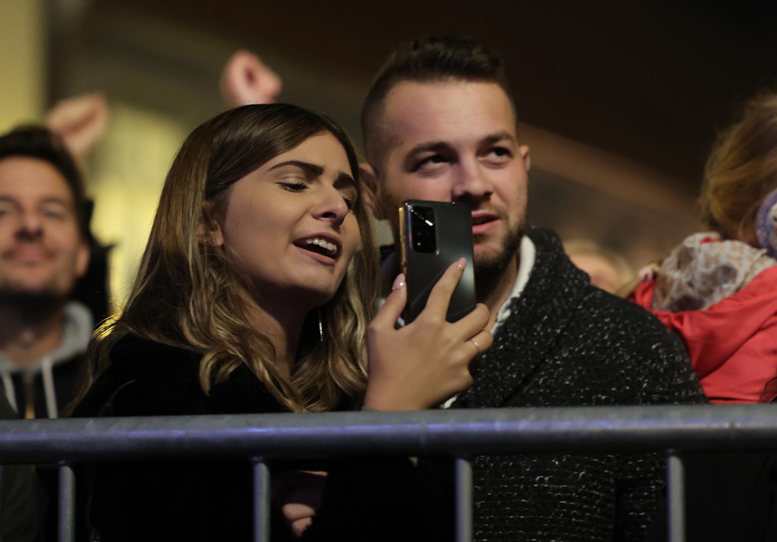 15.10.2022., Samobor - U sklopu proslave 780 rodjendana grada Samobora, odrzan koncert Petra Grase i vatromet na Trgu kralja Tomislava. Photo: Marko Prpic/PIXSELL