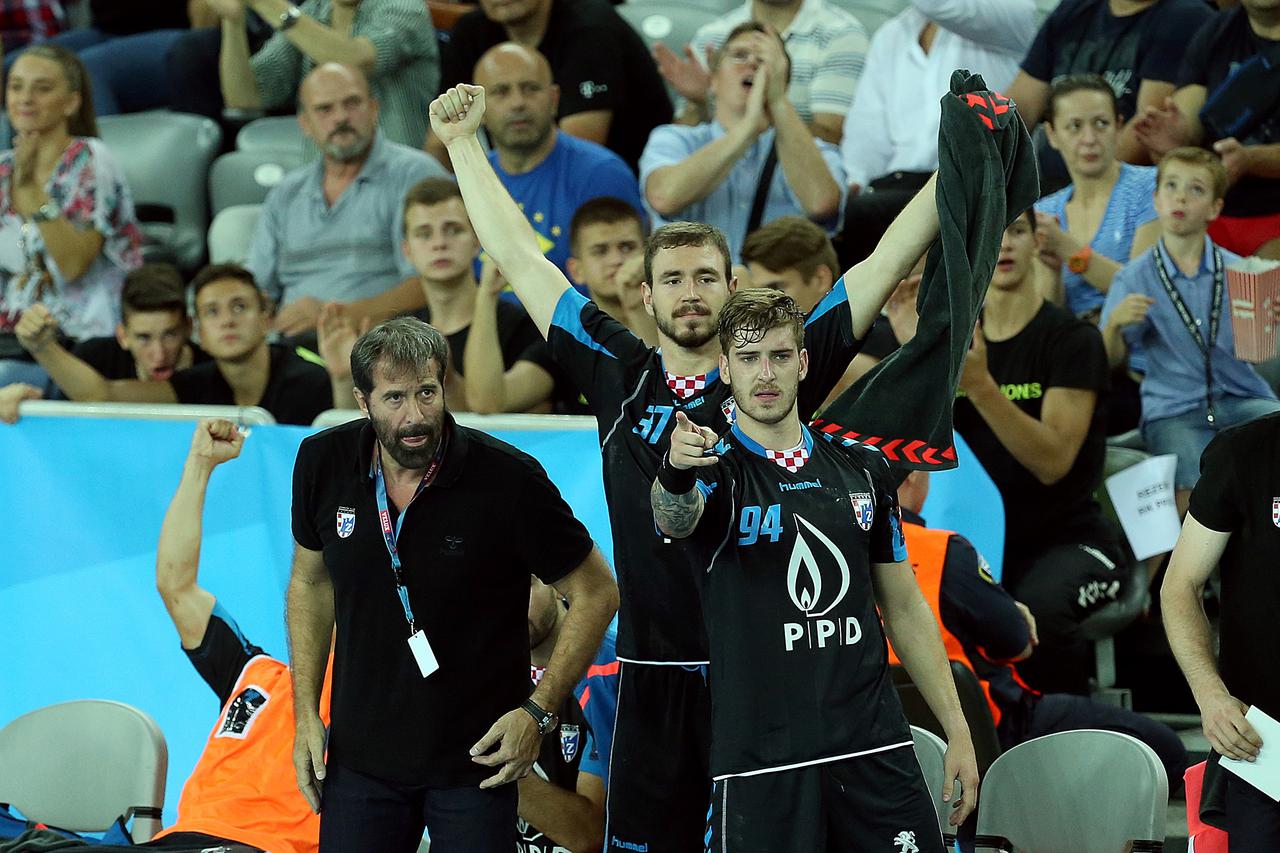 17.09.2015., Arena Zagreb, Zagreb - 1. kolo Velux rukometne lige prvaka: RK Zagreb PPD - THW Kiel. Domagoj Pavlovic.  Photo: Goran Stanzl/PIXSELL