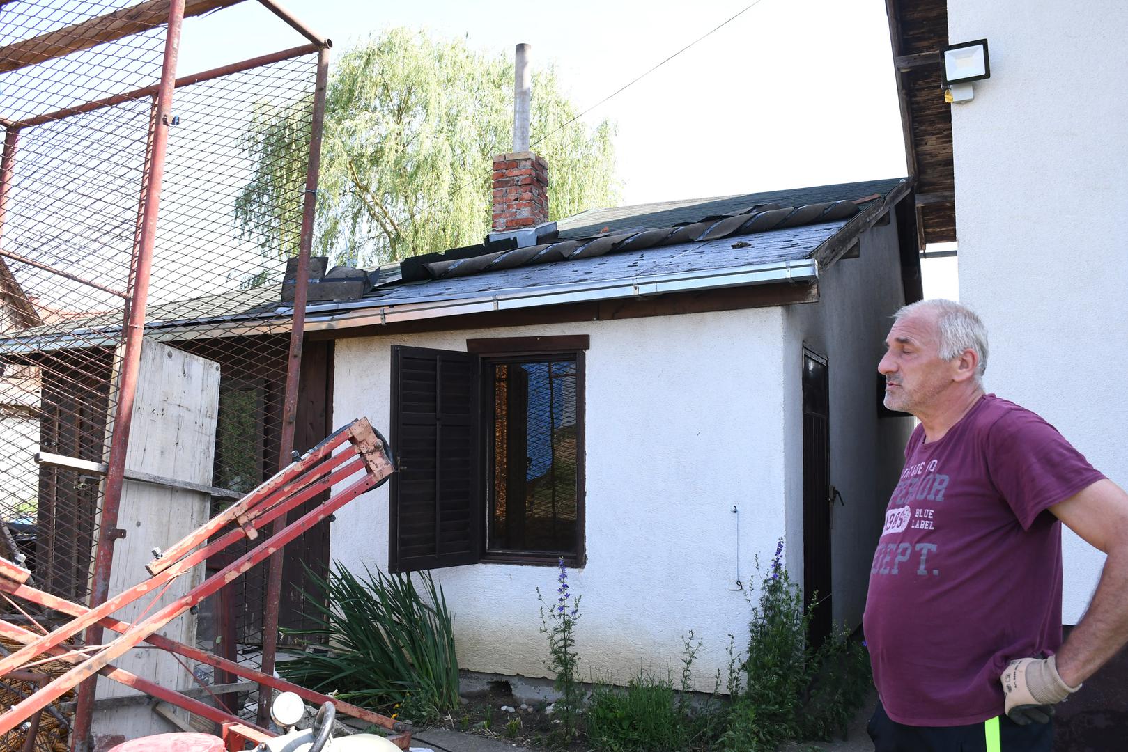 26.05.2022., Sela, Greda - Posljedice jucerasnjeg nevremena vidljive su na svakom koraku. Photo: Nikola Cutuk/PIXSELL Photo: Nikola Cutuk/PIXSELL