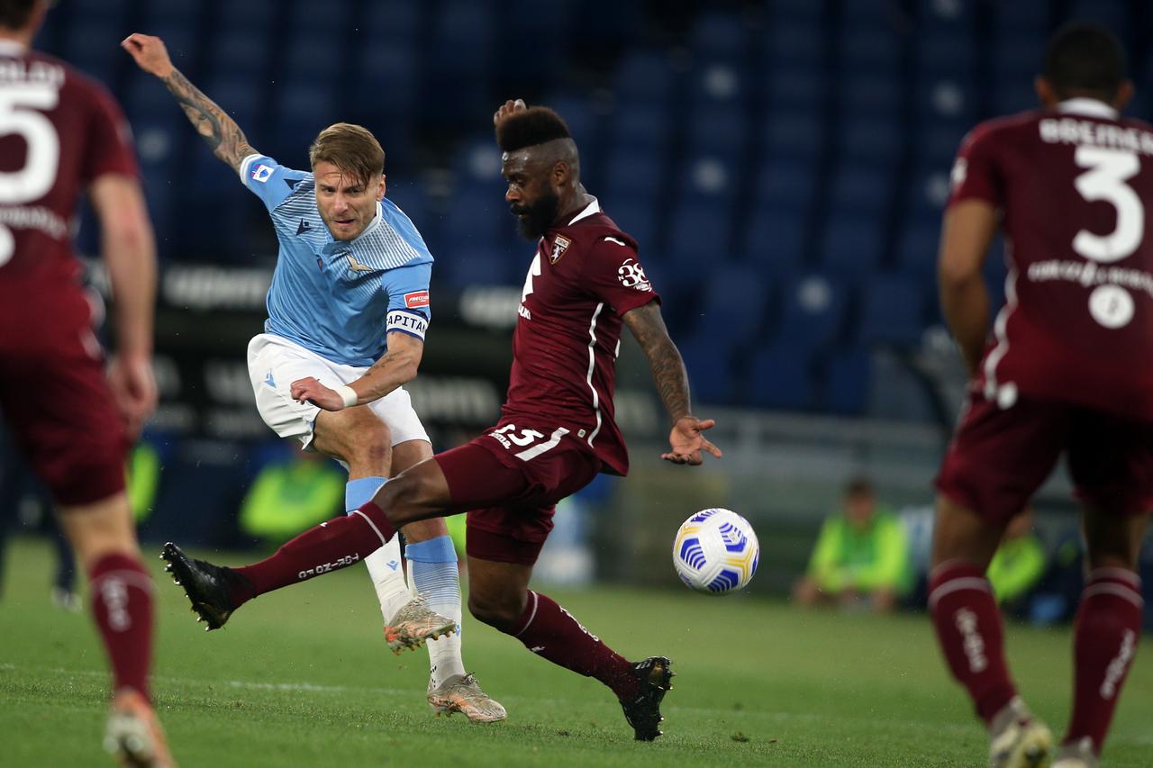 ITALIAN CHAMPIONSHIP SERIE  A 2021 SOCCER MATCH: SS LAZIO VS TORINO, ROME, ITALY - 18 MAY 2021