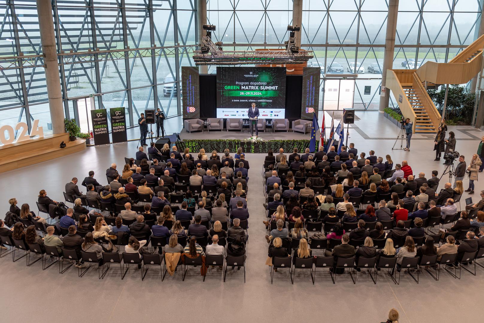 28.11.2024., Osijek - Otvorenje drugog Green Matrix Summita u Gospodarskom centru OBZ. Photo: Davor Javorovic/PIXSELL