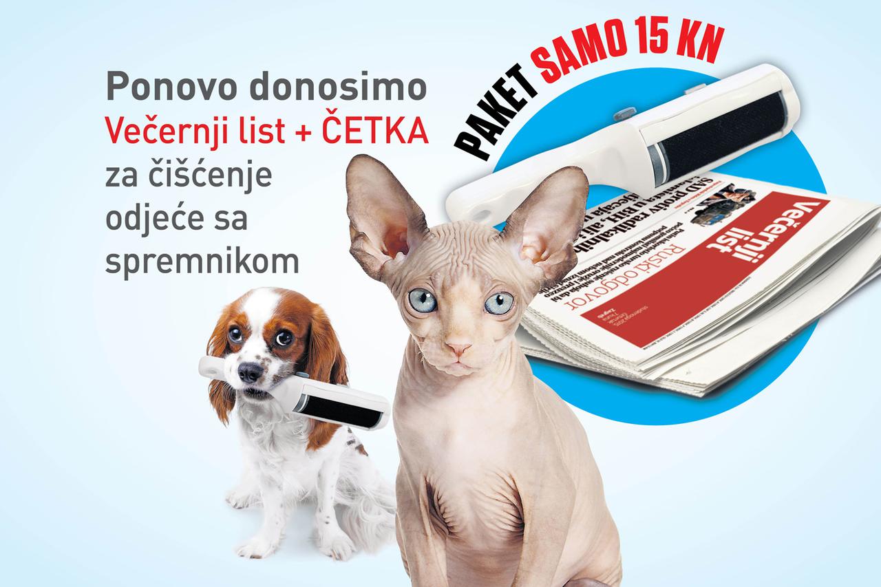 Večernji list i magična četku za čišćenje odjeće!