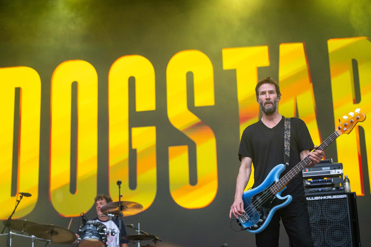 Zagreb: Keanu Reeves sa svojom grupom Dogstar nastupio na INmusic festivalu