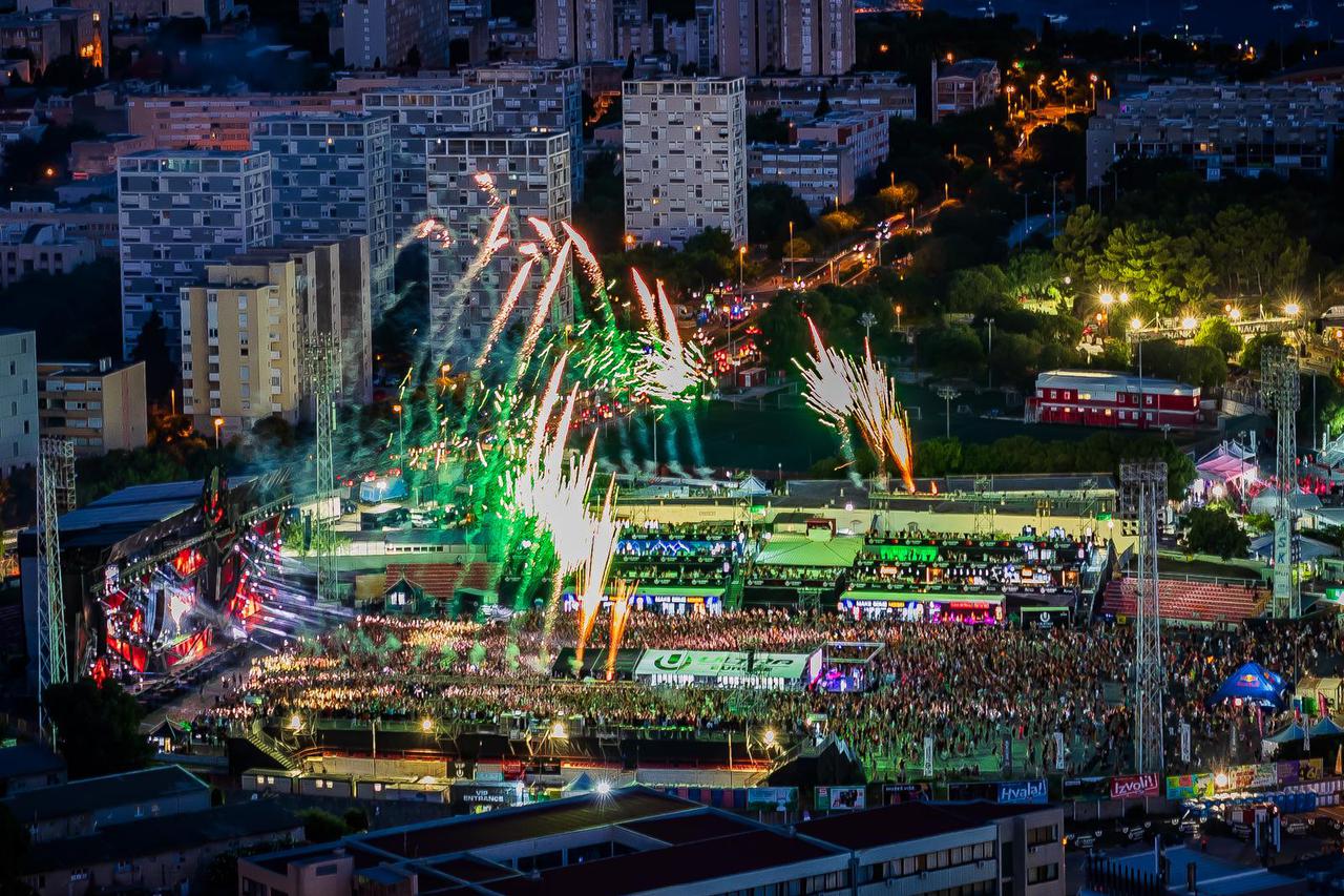 Split: Treća večer Ultra Europe Festivala, vatromet za kraj 10 Ultre 