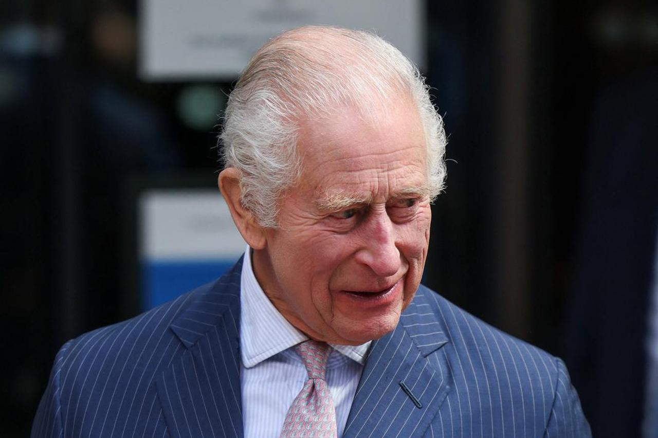 Britain's King Charles and Queen Camilla visit the University College Hospital Macmillan Cancer Centre, in London