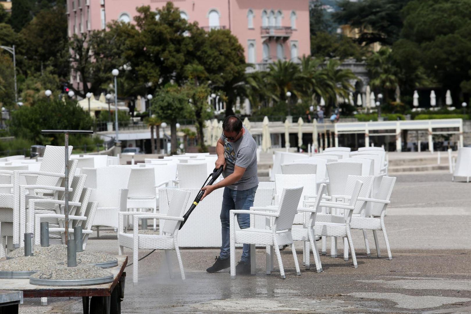 13.05.2020., Opatija - Turizam u Opatiji nakon popustanja mjera izolacije. 
Photo: Goran Kovacic/PIXSELL