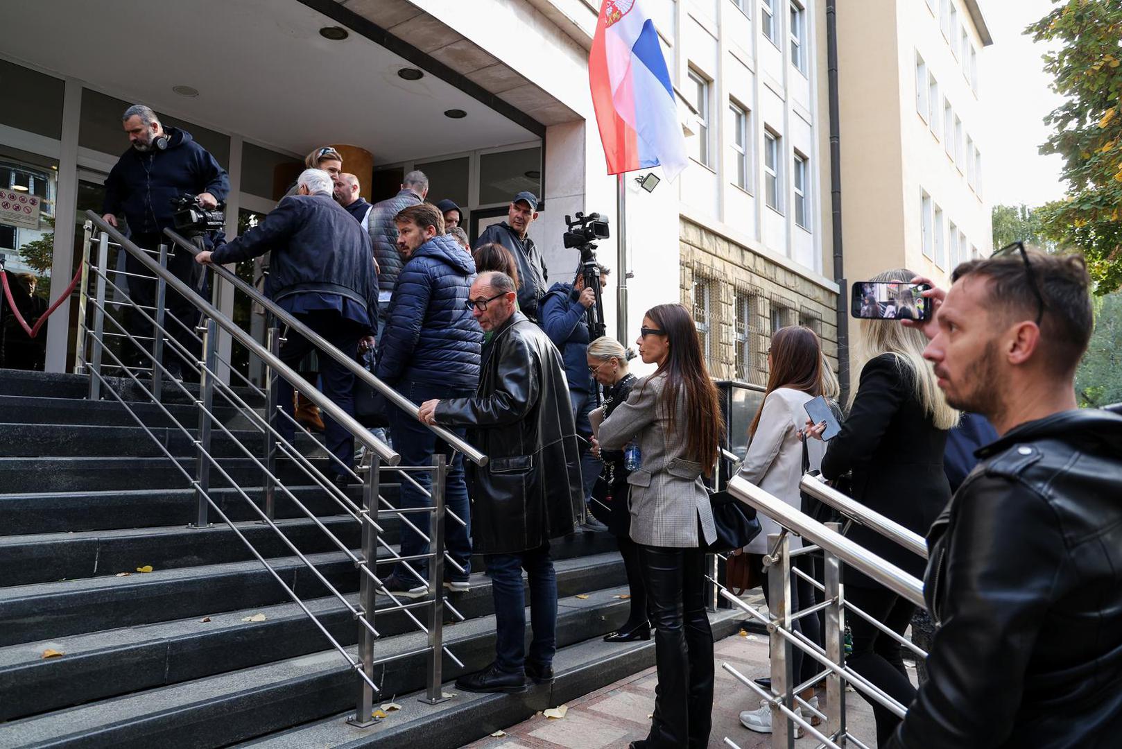 17.10.2024. Srbija, Beograd - Nastavlja se sudjenje  djecaku Kosti K koji danas ponovno svjedoci na sudu. Photo: Matija Habljak/PIXSELL