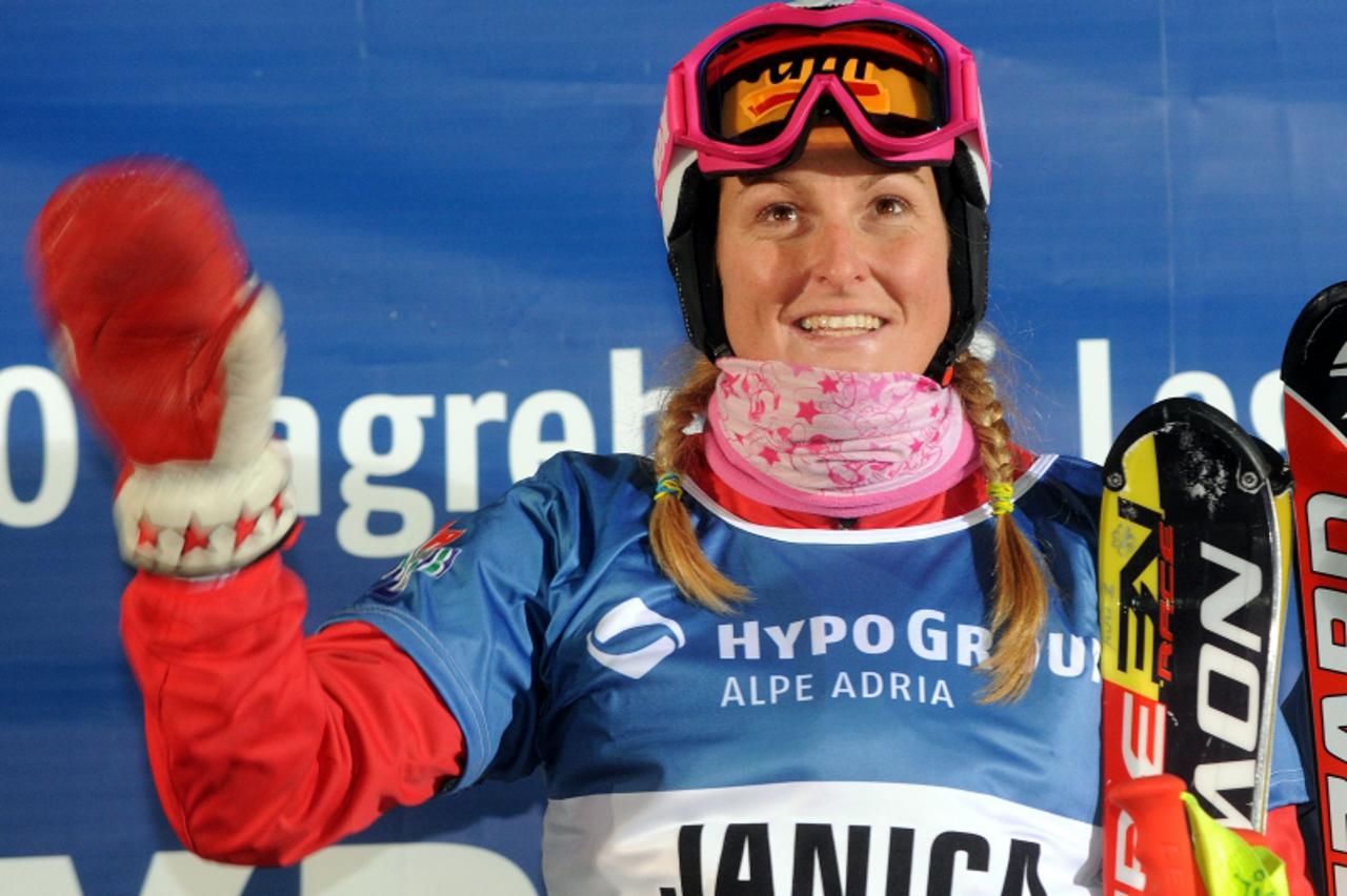 'sport...Zagreb...04.01.2009. Sljeme, skijanje, Hypo Zagreb Ski Legends, utrka skijaskih legendi, Janica Kostelic,  Photo: Goran Stanzl/Vecernji list'