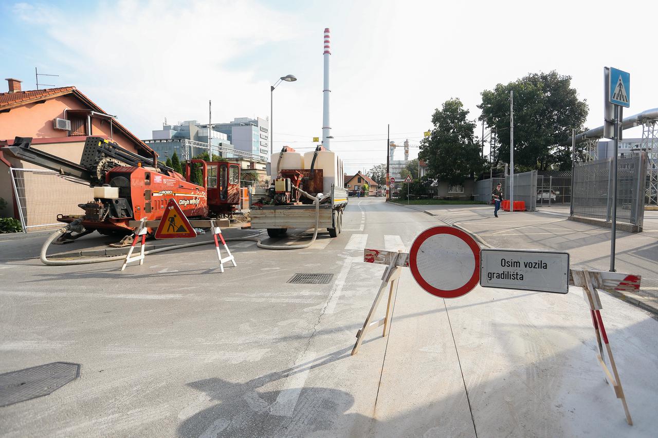 Zagreb: Radovi u Vodovodnoj ulici