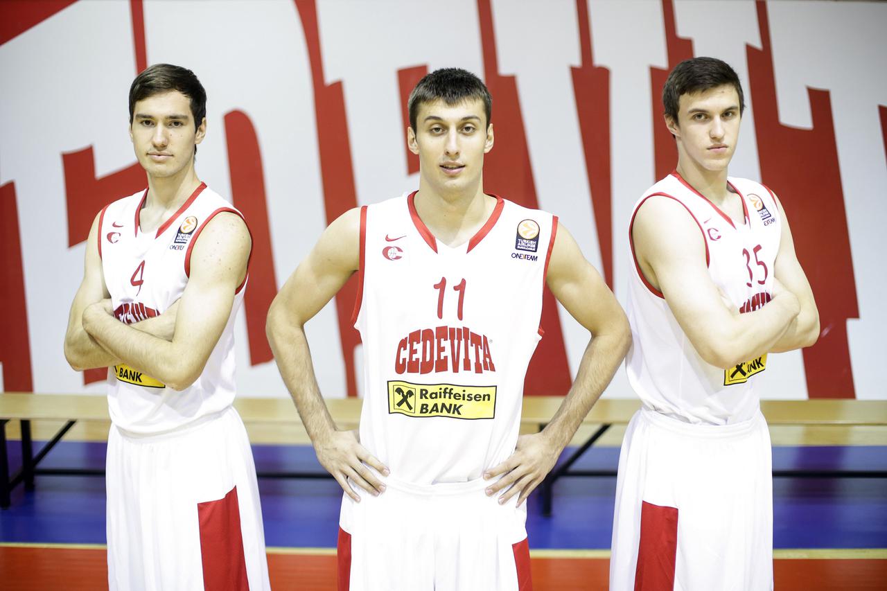 25.09.2014.., Zagreb - Kosarskaski klub Cedevita odrzao Media day. Igraci  . Photo: Petar Glebov/PIXSELL.