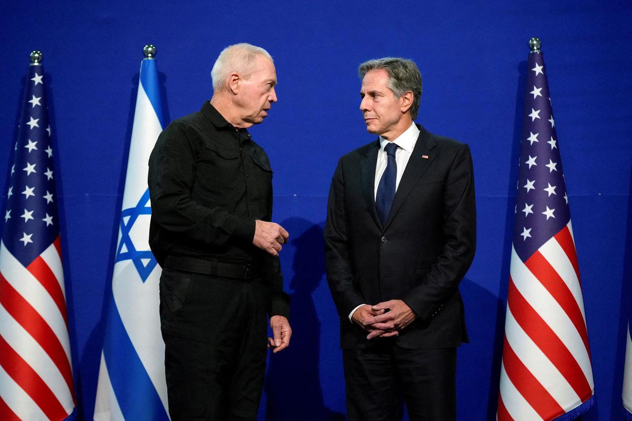 FILE PHOTO: U.S. Secretary of State Antony Blinken visits Tel Aviv