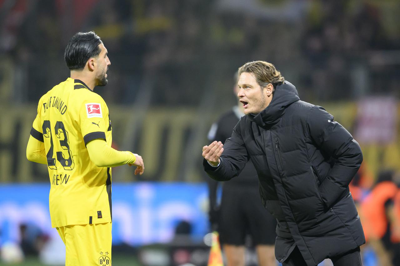 Soccer 1. Bundesliga/ Bayer Leverkusen - Borussia Dortmund 0:2.