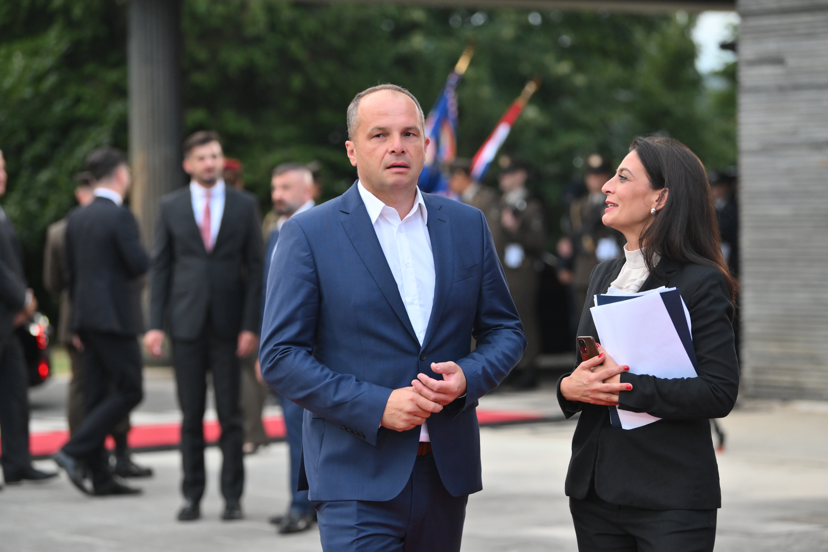 02.08.2024., Zagreb - Predsjednik Republike i vrhovni zapovjednik Oruzanih snaga Republike Hrvatske Zoran Milanovic upriicio je  svecani prijem povodom obiljezavanja Dana pobjede i domovinske zahvalnosti i Dana hrvatskih branitelja te 29. obljetnice VRO Oluja.  Photo: Josip Regovic/PIXSELL