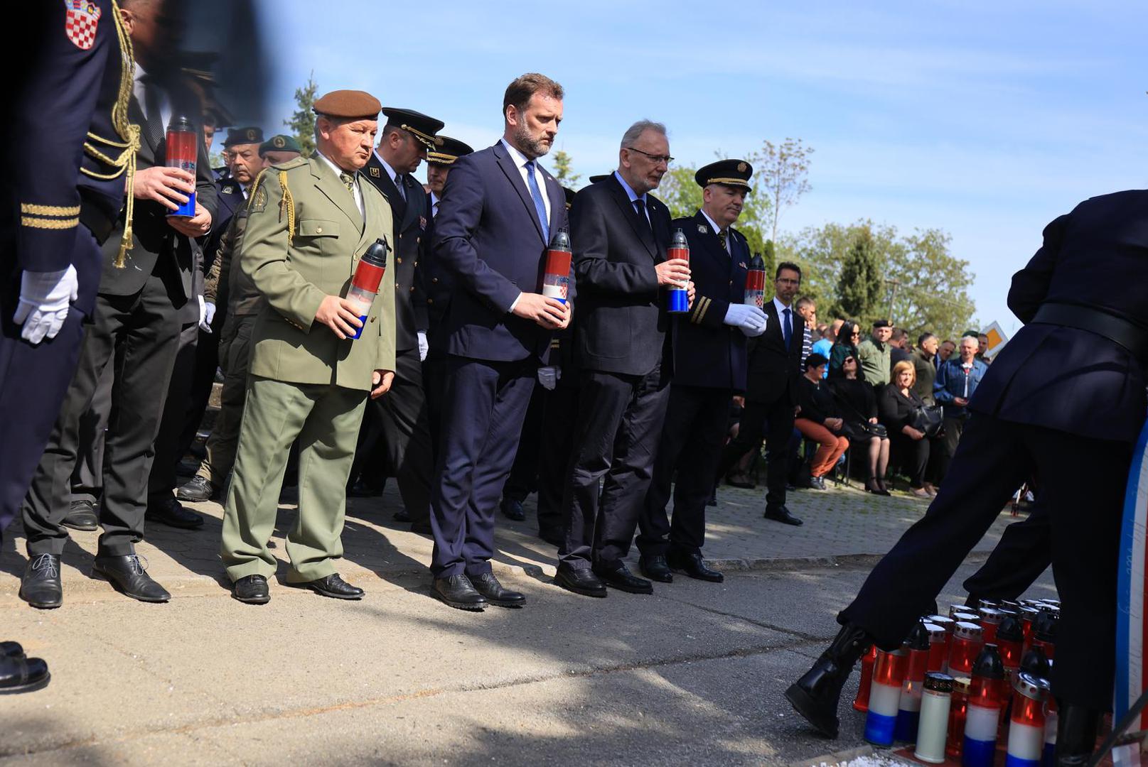 02.05.2022., Borovo - Obiljezavanje 31. obljetnice stradavanja dvanaestorice hrvatskih redarstvenika - Memorijal 12 redarstvenika.
  Photo: Davor Javorovic/PIXSELL