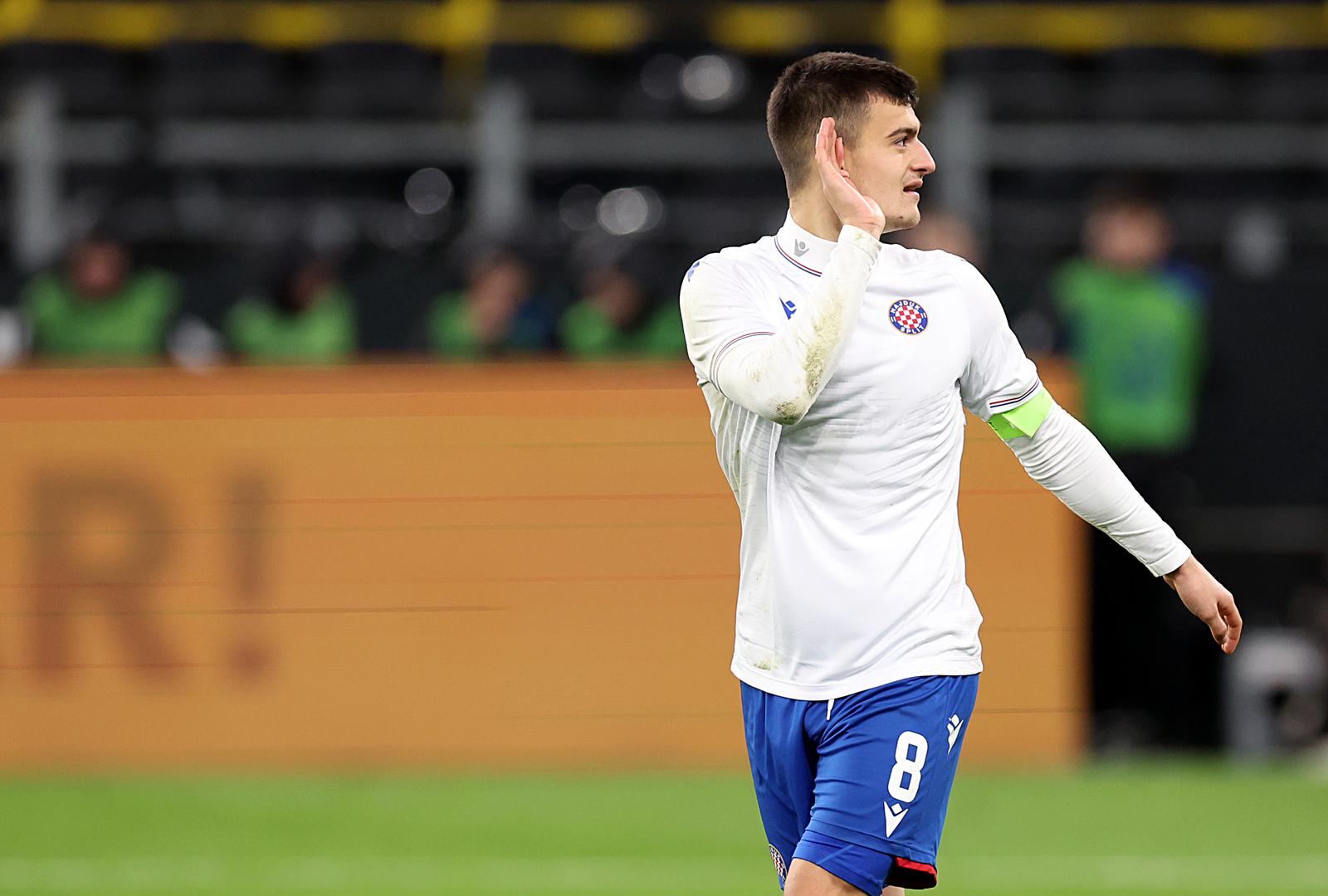 15.03.2023., stadion Signal Iduna Park, Dortmund, Njemacka - UEFA Liga prvaka mladih, cetvrtfinale, Borussia Dortmund - HNK Hajduk. Photo: Goran Stanzl/PIXSELL