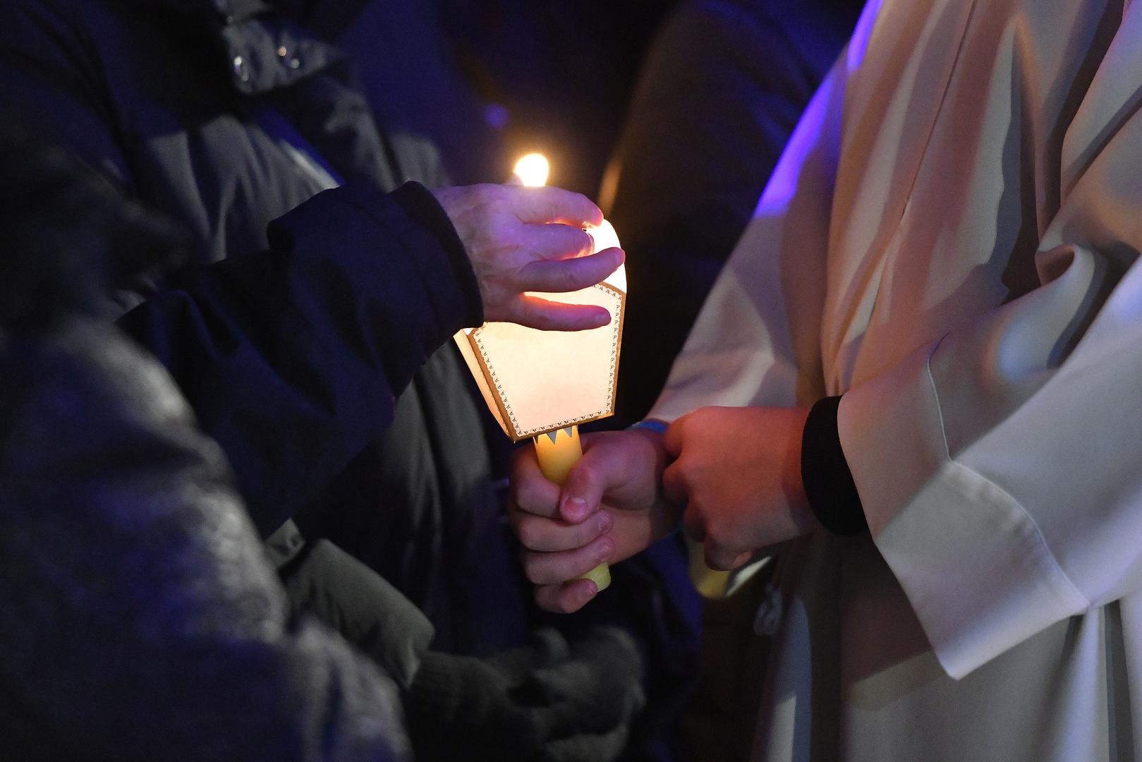 30.11.2024., Cakovec - Gradonacelnica Ljerka Cividini upalila prvu adventsku svijecu. Photo: Vjeran Zganec Rogulja/PIXSELL