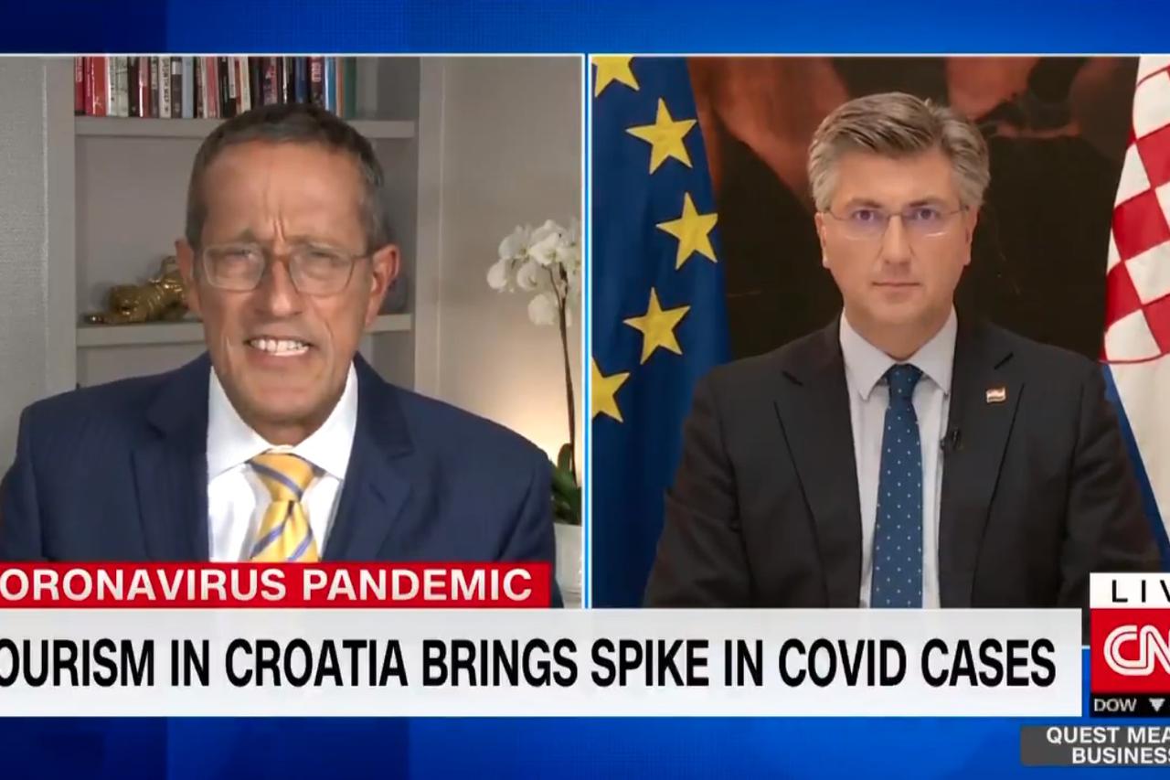 Premijer Andrej Plenković u razgovoru za CNN o turizmu