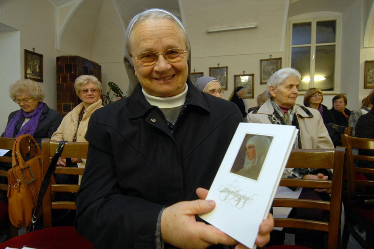 '25.11.2010. Ursulinski samostan, Varazdin, Promocija knjige Andjelin sjaj autorice casne sestre Bogoljube Cifrek Photo: Marko Jurinec/PIXSELL'