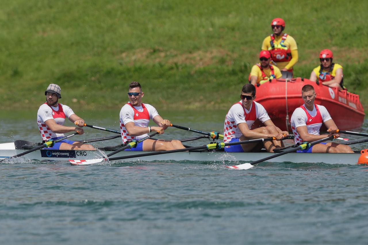 Zagreb: Svjetski veslački kup, muški četverac na pariće