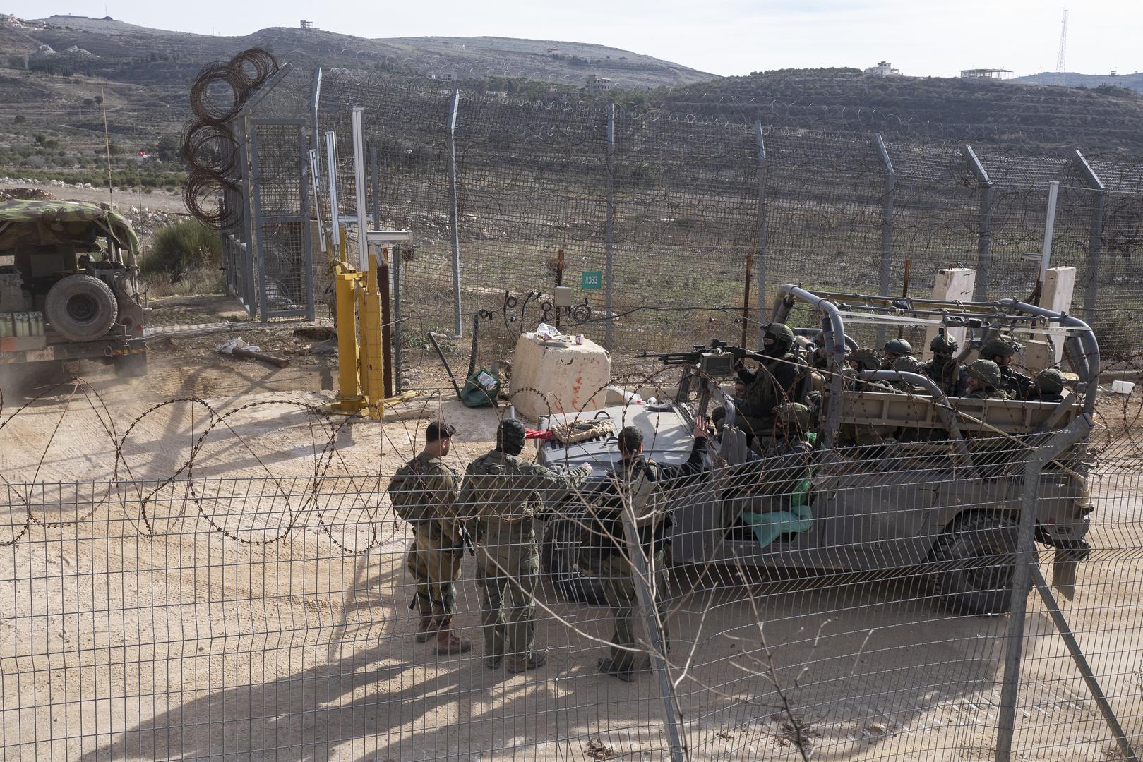 A Israeli jeep with soldiers about to cross from Israel into Syrian at a gate along the border with Syria in the Israeli-controlled Golan Heights on December 10, 2024. Israel is extending is presence on the ground inside Syria following the Syrian rebel takeover of most of the country in the past days. Photo by Jim Hollander/UPI Photo via Newscom Photo: JIM HOLLANDER/NEWSCOM