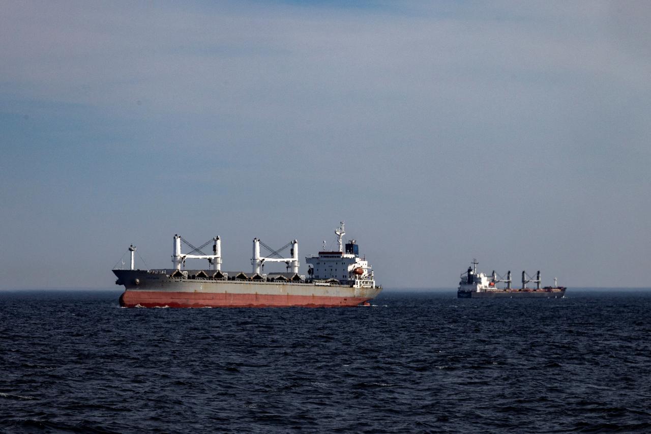 Ukrainian coast guard patrols the "grain corridor" in the Black Sea