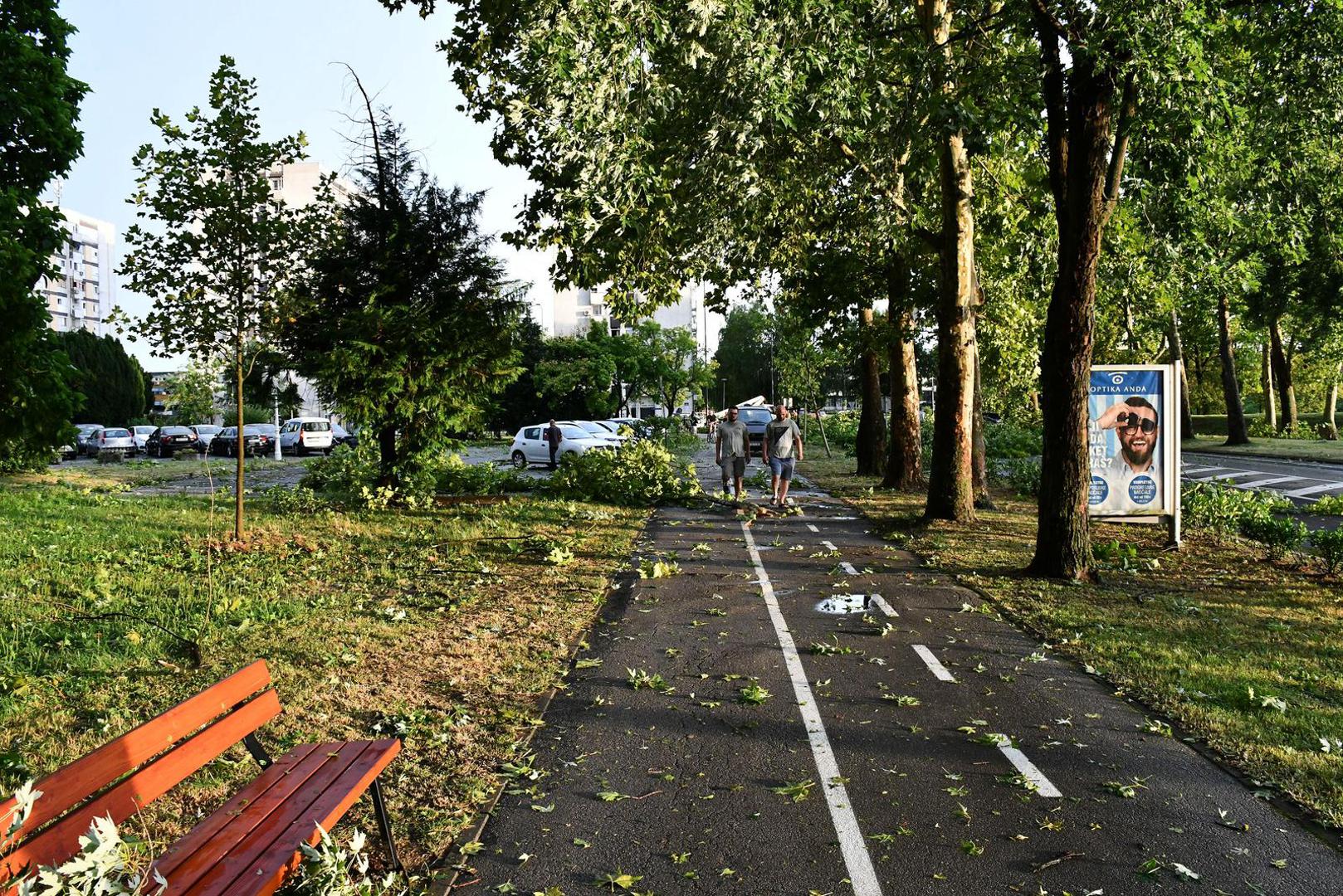 19.07.2023., Slavonski Brod - Posljedice razornog nevremena u Slavonskom Brodu Photo: Ivica Galovic/PIXSELL