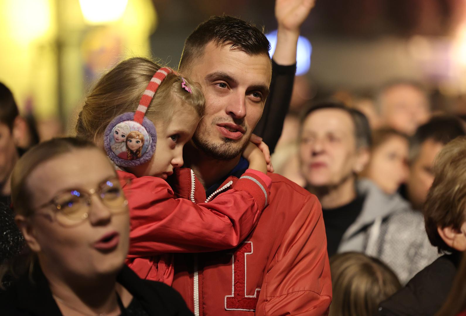 15.10.2022., Samobor - U sklopu proslave 780 rodjendana grada Samobora, odrzan koncert Petra Grase i vatromet na Trgu kralja Tomislava. Photo: Marko Prpic/PIXSELL