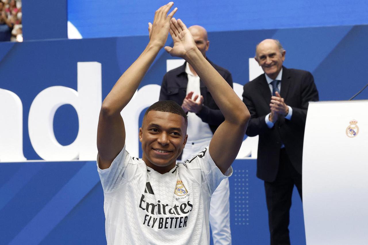 Real Madrid unveil Kylian Mbappe