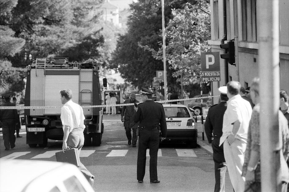 Rijeka: Eksplozija bombe pred zgradom MUP-a 20. listopada 1995. godine