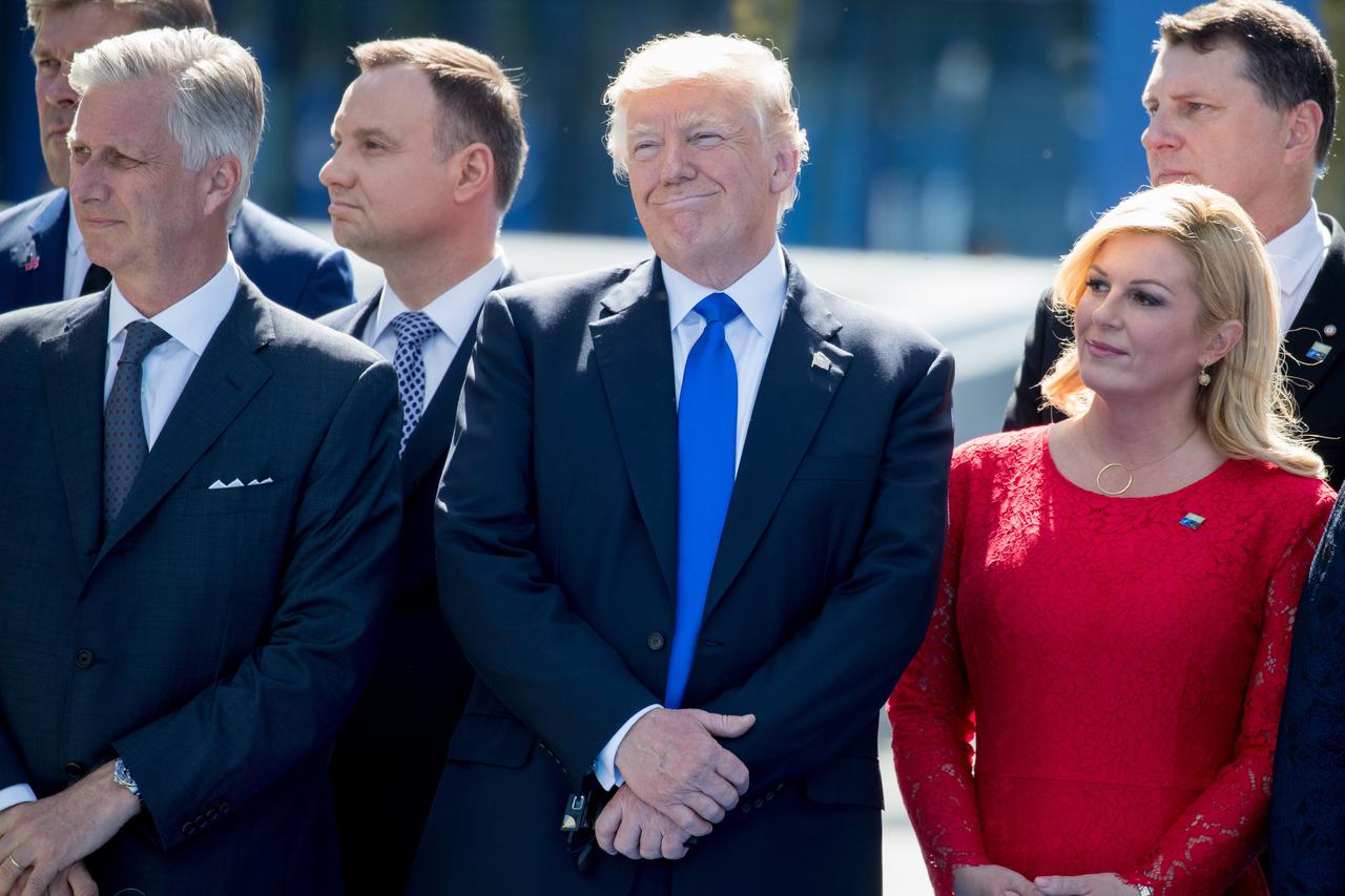 Grabar-Kitarović i Trump