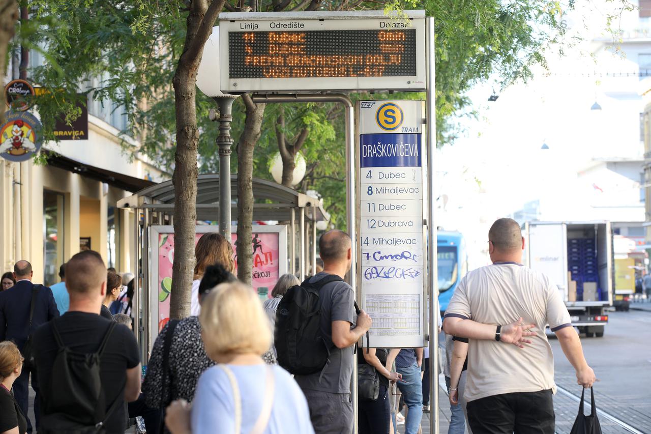 Zagreb: Od danas do kraja srpnja izvanredna autobusna linija 617 umjesto tramvaja 8, 14 i 15