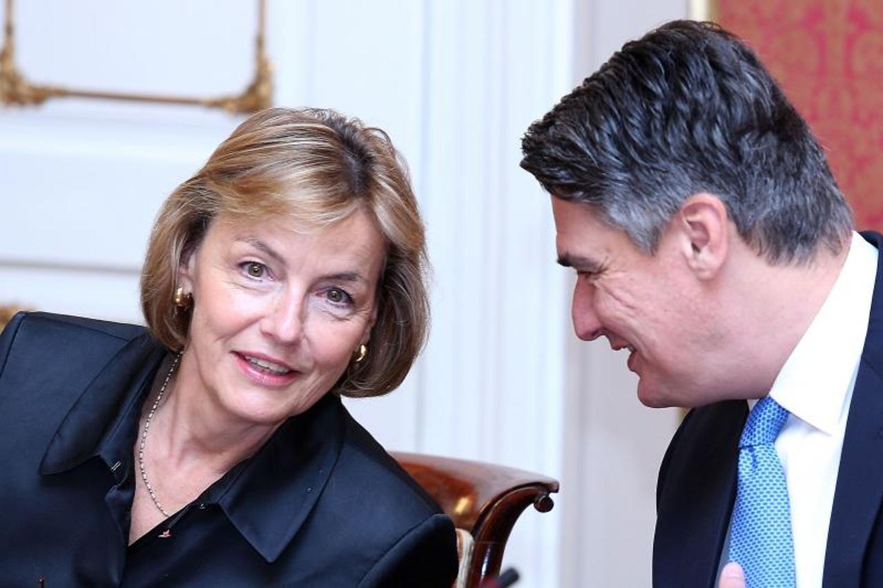 Vesna Pusić i Zoran Milanović 