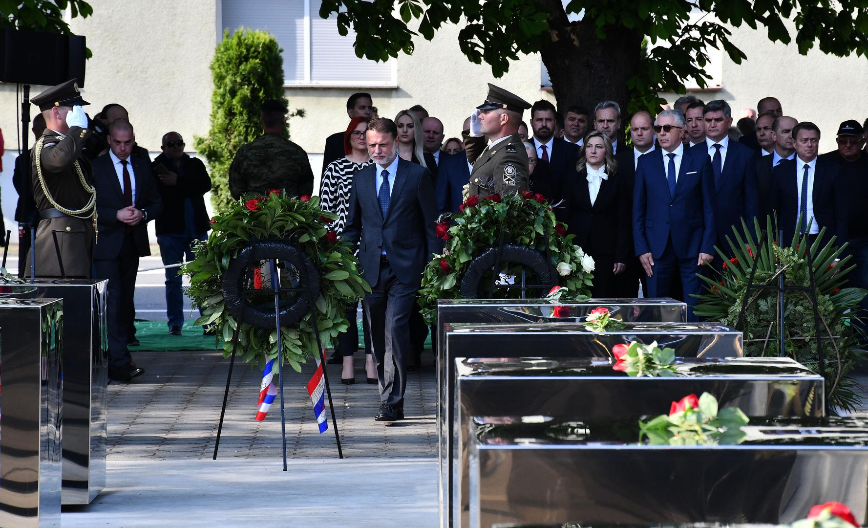 01.05.2022., Okucani - Obiljezavanje 27. obljetnice vojno-redarstvene operacije Bljesak u Okucanima  Photo: Ivica Galovic/PIXSELL