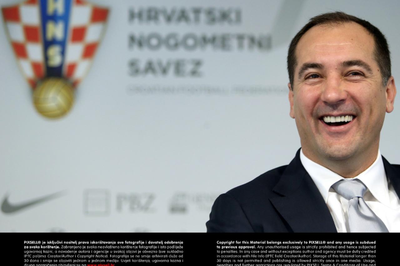 '21.03.2013., Maksimirska 128, Zagreb - Dan prije kvalifikacijske utakmice sa Srbijom, na Maksimirskom stadionu odrzana je konferencija za javnost na kojoj su govorili izbornik Igor Stimac te kapetan 