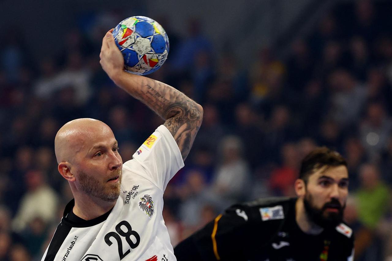 EHF 2024 Men's European Handball Championship - Preliminary Round - Group B - Spain v Austria