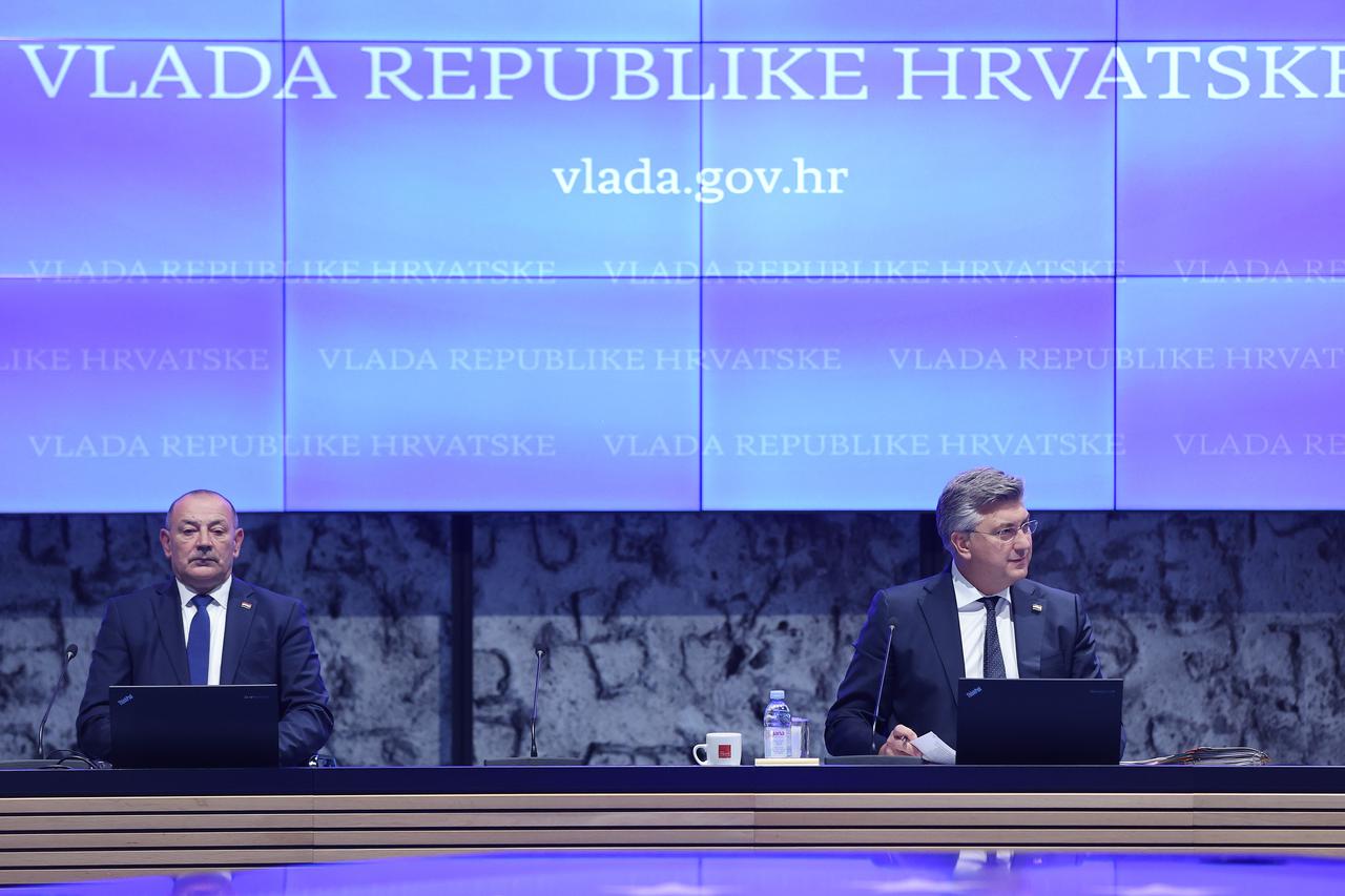 Zagreb: Sjednica Vlade RH u NSK