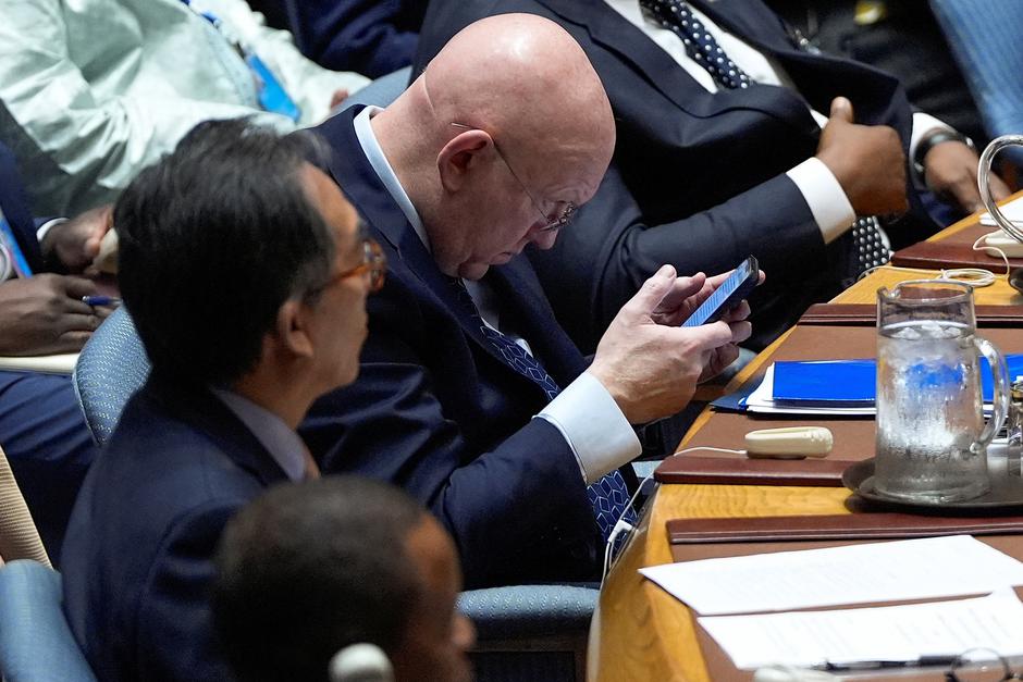 Nebenzya attends UN Security Council meeting in New York