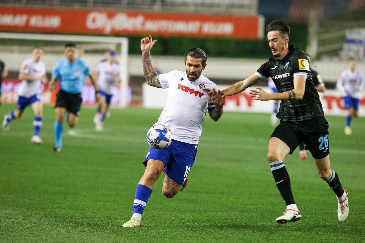 Split: Hajduk i Rijeka susreli se u utakmici 20. kola HNL-a 